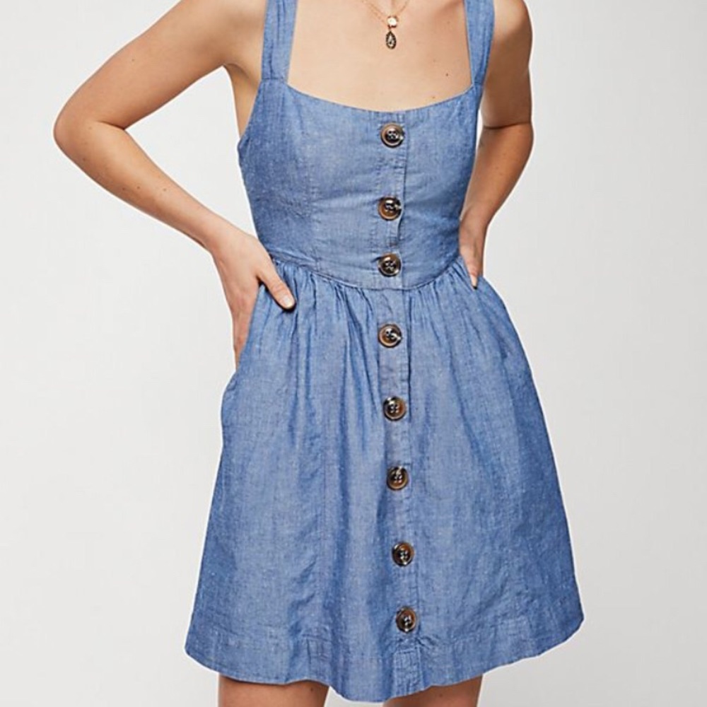 NWT Free People Demin Dress
